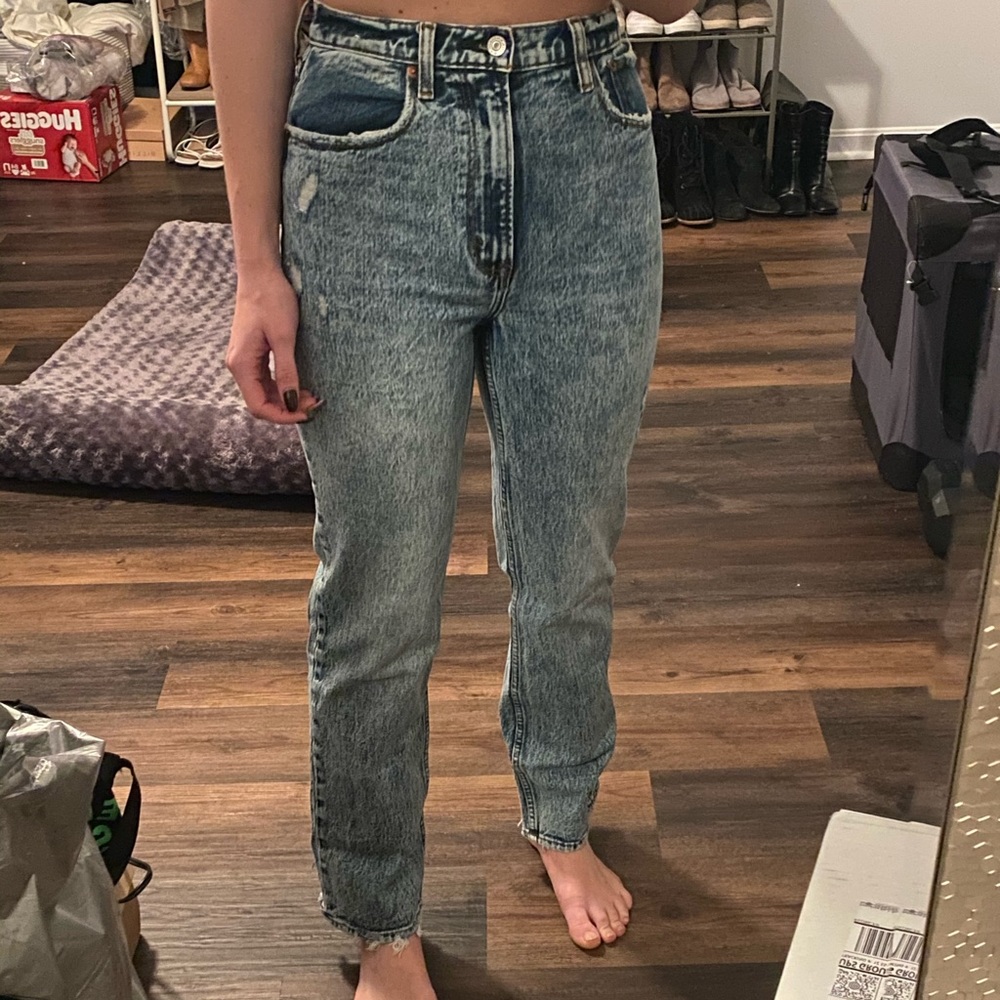 Abercrombie 90s straight ultra high rise Jeans 26W